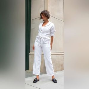 Express x Karla Welsh Sash Tie Utility Jumpsuit